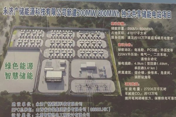 總投資8億元！山西永濟這一獨立共享儲能電站項目三季度投運