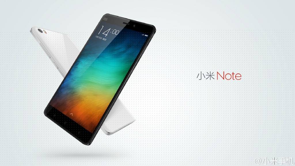 小米公司Note手機發布：6.95mm超薄機身 鏡頭不凸出