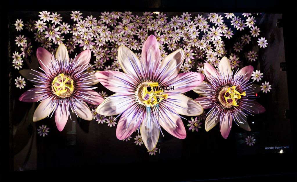 美到爆炸！蘋果Apple Watch巨幅玻璃廣告來了