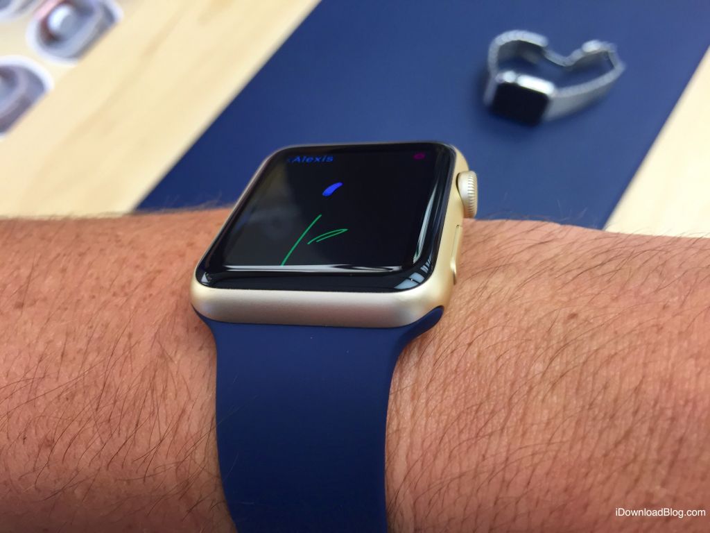 金色和玫瑰金色運(yùn)動版新蘋果Apple Watch圖賞