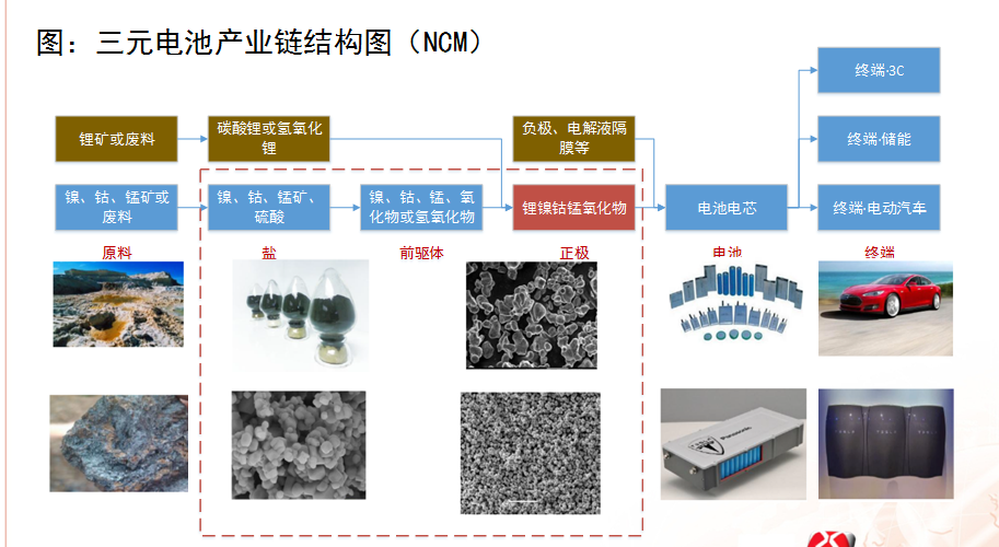 浙商證券楊藻：三元鋰電池產業鏈的投資機會分析