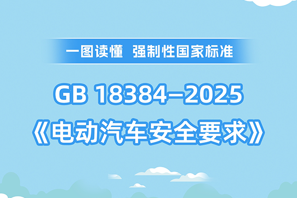 一圖讀懂強(qiáng)制性國(guó)家標(biāo)準(zhǔn)GB 18384—2025《電動(dòng)汽車(chē)安全要求》