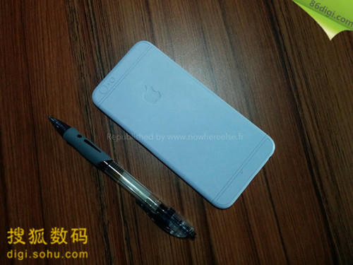 蘋果iPhone 6最新諜照曝光 后蓋或為全鋁合金設計
