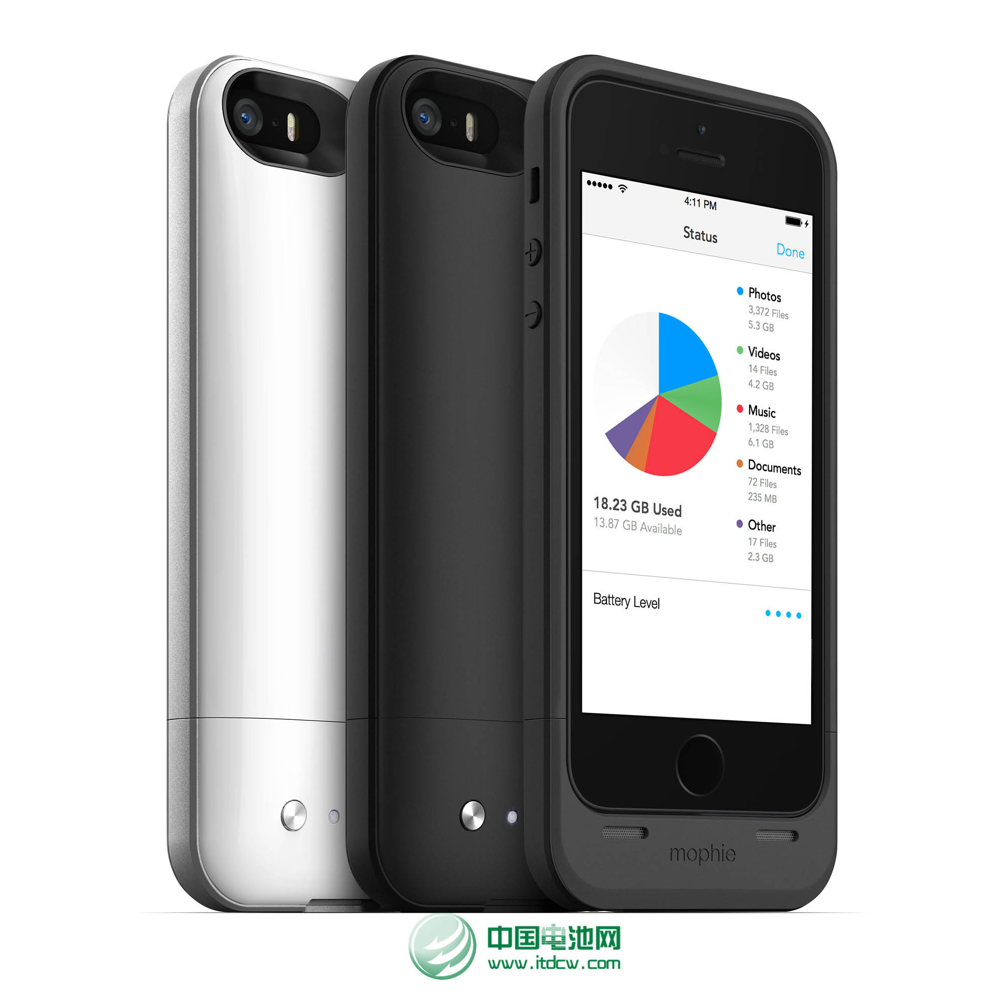 Mophie推iPhone 5/5S充電保護殼 帶擴展存儲空間