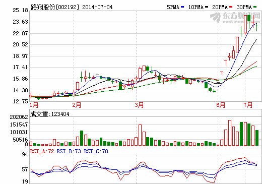 路翔股份定向增發獲股東大會通過