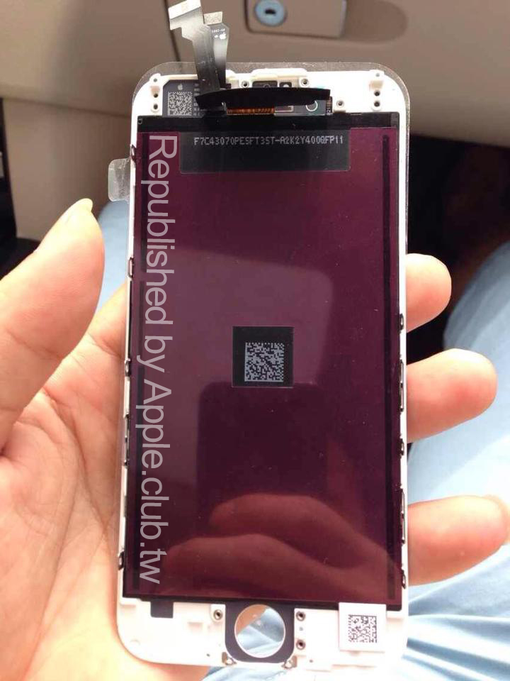 至今最清晰蘋果iPhone 6屏幕照曝光！含保護玻璃面板