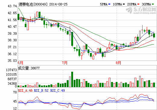 德賽電池：上半年凈利達(dá)8600萬(wàn) 同比大增21%