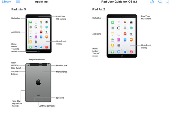 蘋果網站意外泄露新款iPad Air 2和iPad Mini 3 蘋果網站意外泄露新款iPad Air 2和iPad Mini 3