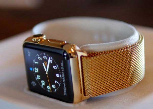 蘋果或?qū)⑼屏畠r版“土豪金”Apple Watch