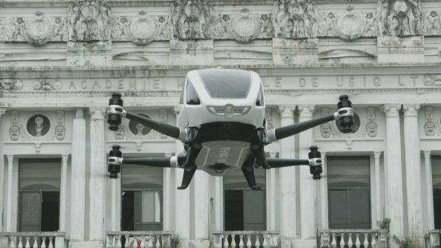 中國制造全球首款載客無人機 中國制造全球首款載客無人機