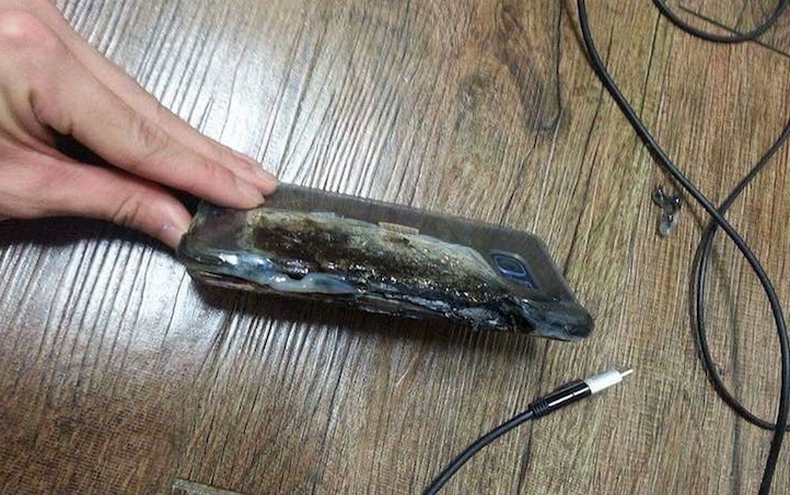 三星“爆炸門”數據雙倍升級 美國逾70部Note 7起火