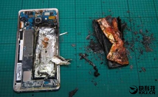 Note 7和iPhone 7電池被針扎加壓后會(huì)怎樣？