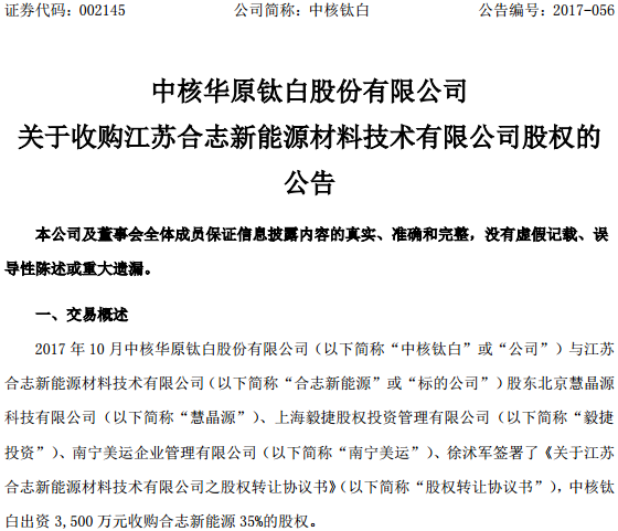 中核鈦白