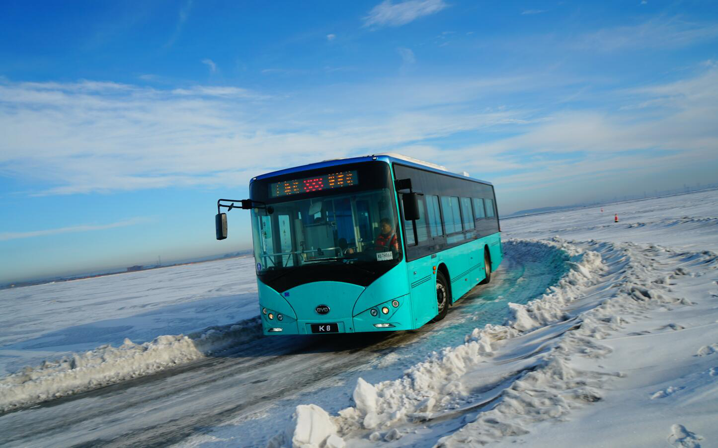 首開極限測試先河！比亞迪K8純電動客車“三高”挑戰圓滿成功