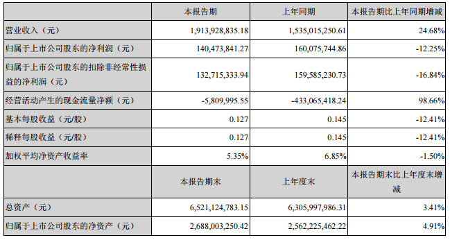 露笑科技主要會計數據和財務指標 露笑科技主要會計數據和財務指標