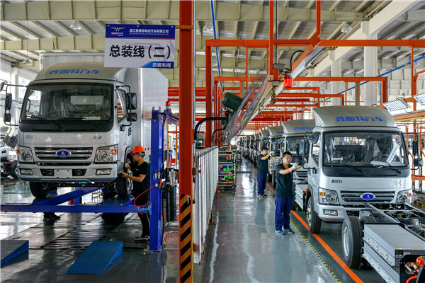 超威電動汽車生產線 超威電動汽車生產線