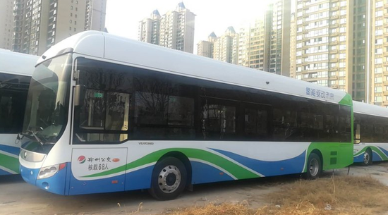 鄭州新增20臺氫燃料電池公交車陸續投入使用