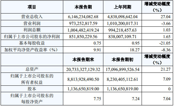 國軒高科2018年度主要財務(wù)數(shù)據(jù)和指標(biāo)（單位：元）