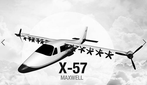 美國宇航局發(fā)布全電動飛機“X-57 Maxwell”最終構型概念圖 美國宇航局發(fā)布全電動飛機“X-57 Maxwell”最終構型概念圖