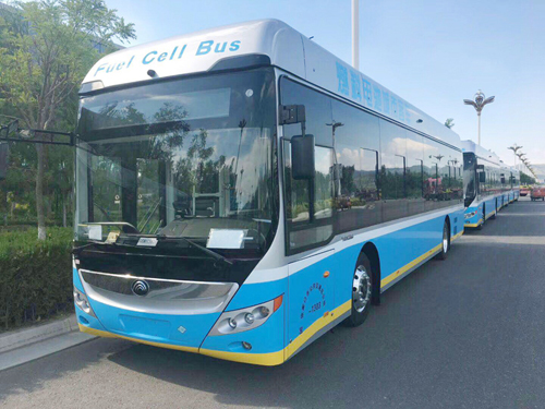 燃料電池客車 圖片來源：宇通客車官網(wǎng)