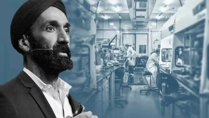 圖示：QuantumScape公司創始人、首席執行官賈格迪普·辛格（Jagdeep Singh）。