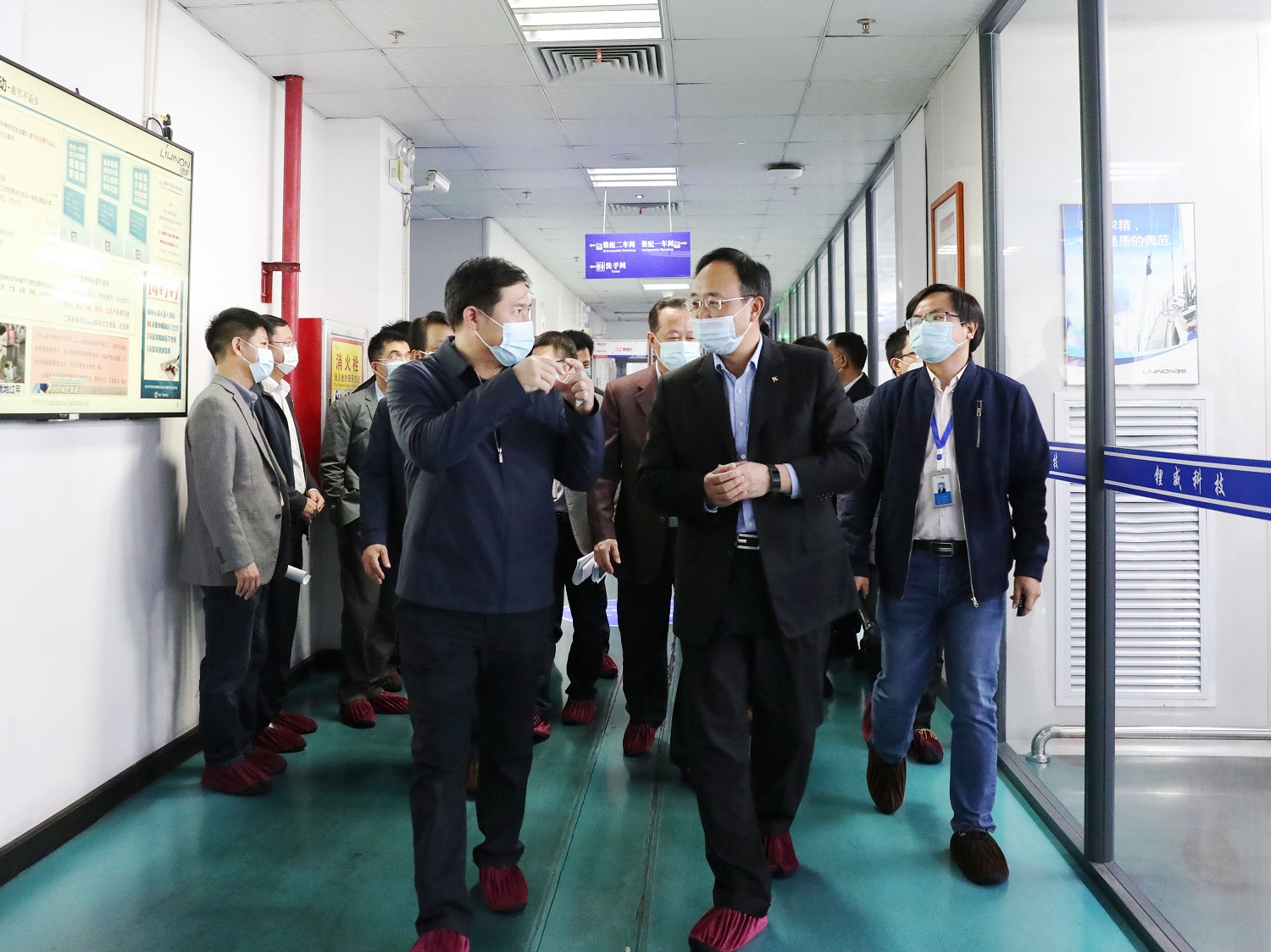 惠州市常務(wù)副市長何廣延蒞臨欣旺達(dá)博羅園區(qū)調(diào)研