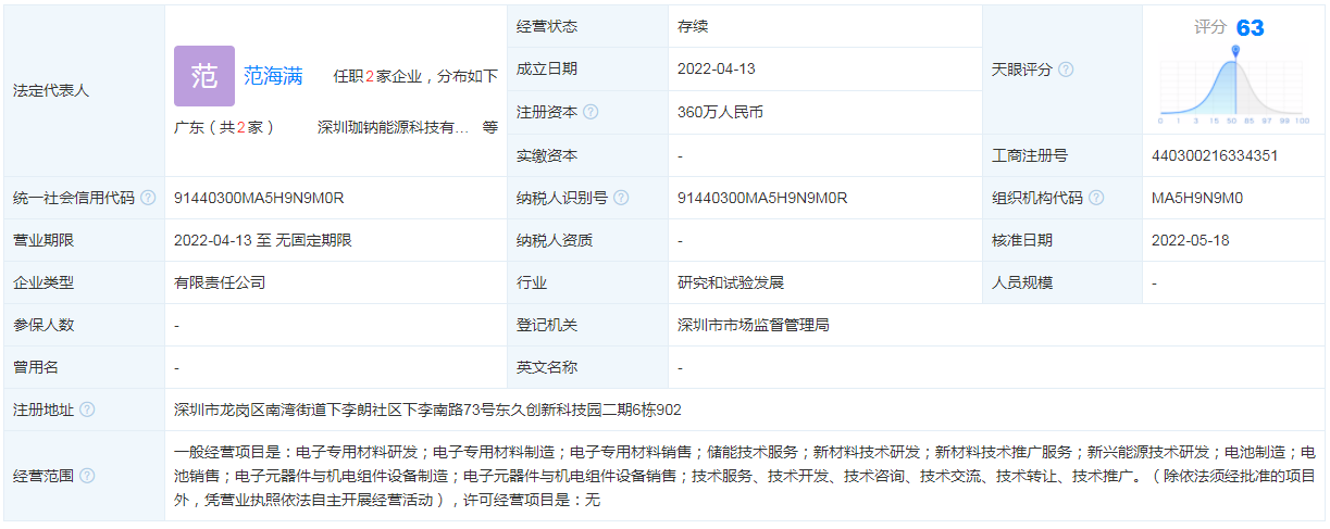 珈鈉能源完成數千萬元天使輪融資 順為資本獨家投資