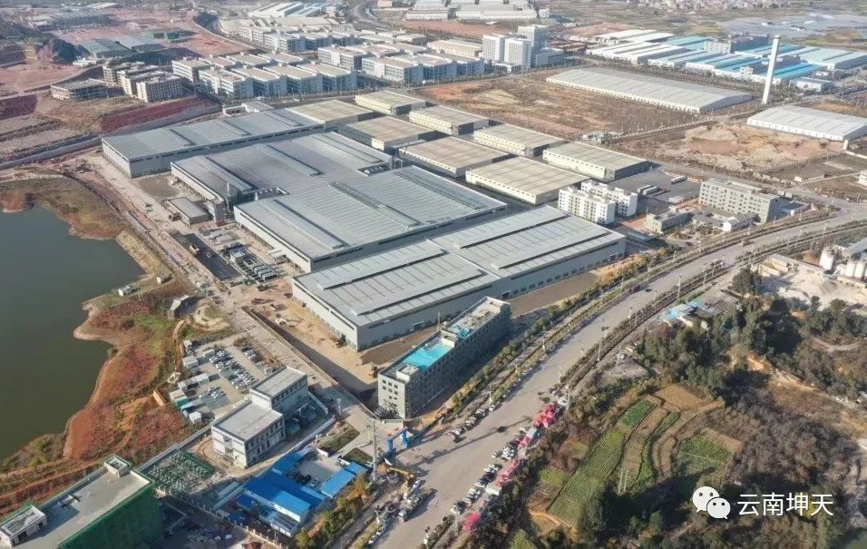 坤天新能源20萬噸鋰電池負極材料生產(chǎn)項目