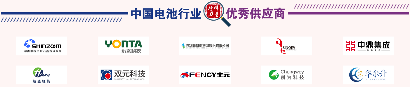 第12屆中國電池行業年優秀供應商獎名單