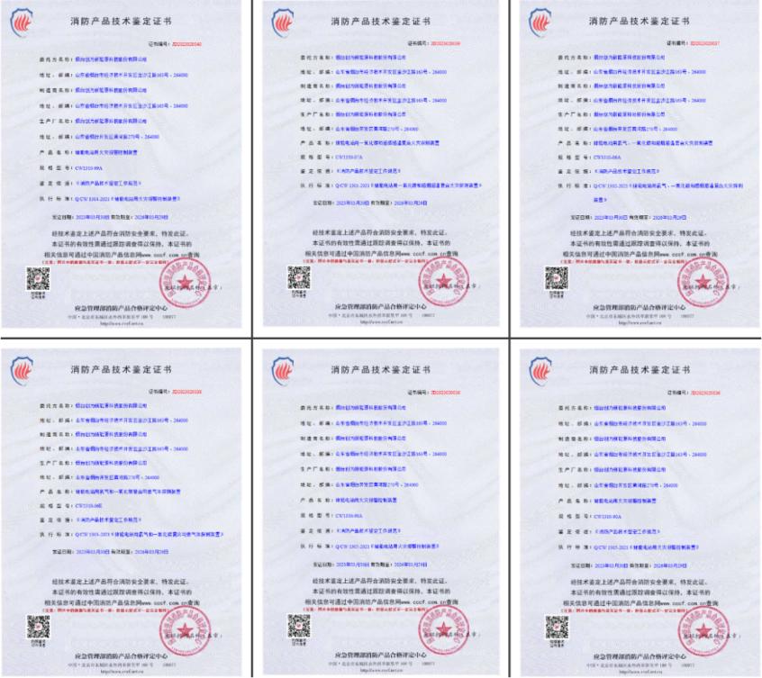 首張儲能專用消防產(chǎn)品技術(shù)鑒定證書發(fā)放！行業(yè)準入門檻明確