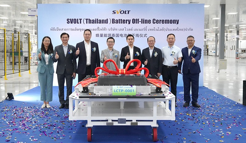蜂巢能源泰國工廠首款電池包成功下線 蜂巢能源泰國工廠首款電池包成功下線