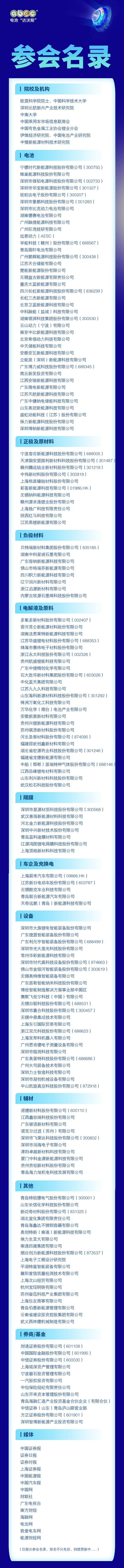 倒計(jì)時(shí)5天！ABEC 2024丨第11屆電池“達(dá)沃斯”論壇最新參會(huì)名錄來(lái)了！