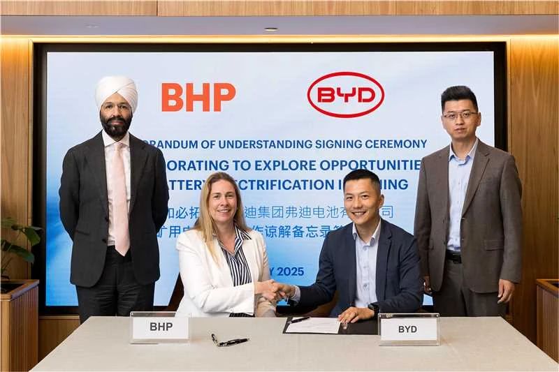 比亞迪/寧德時代同牽全球礦業(yè)巨頭！這次不為礦，為電池！